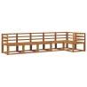 Ensemble de canapés d'extérieur 6 pcs Naturel 527287527287