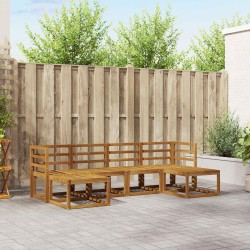 Ensemble de canapés d'extérieur 6 pcs Naturel 527289527289