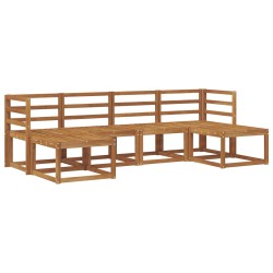 Ensemble de canapés d'extérieur 6 pcs Naturel 527289527289