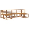 Ensemble de canapés d'extérieur 6 pcs Naturel 527289527289