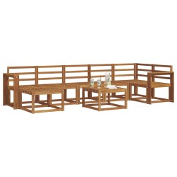 Ensemble de canapés d'extérieur 8 pcs Naturel 527294527294