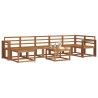 Ensemble de canapés d'extérieur 8 pcs Naturel 527294527294