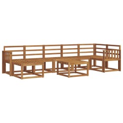 Ensemble de canapés d'extérieur 8 pcs Naturel 527295527295