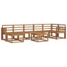 Ensemble de canapés d'extérieur 8 pcs Naturel 527295527295
