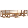 Ensemble de canapés d'extérieur 8 pcs Naturel 527301527301