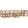 Ensemble de canapés d'extérieur 8 pcs Naturel 527301527301