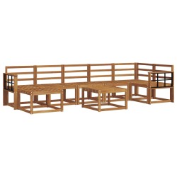 Ensemble de canapés d'extérieur 8 pcs Naturel 527303527303