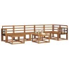 Ensemble de canapés d'extérieur 8 pcs Naturel 527303527303