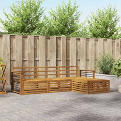 Ensemble de canapés d'extérieur 4 pcs Naturel 527314527314