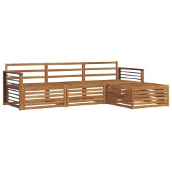 Ensemble de canapés d'extérieur 4 pcs Naturel 527314527314