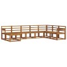Ensemble de canapés d'extérieur 8 pcs Naturel 527318527318