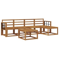 Ensemble de canapés d'extérieur 6 pcs Naturel 527320527320