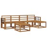 Ensemble de canapés d'extérieur 6 pcs Naturel 527320527320