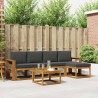 Ensemble de canapés d'extérieur 6 pcs Naturel et Anthracite 527321527321