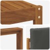 Ensemble de canapés d'extérieur 6 pcs Naturel et Anthracite 527321527321