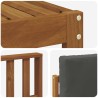 Ensemble de canapés d'extérieur 4 pcs Naturel et Anthracite 527324527324