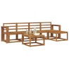 Ensemble de canapés d'extérieur 6 pcs Naturel 527325527325