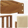 Ensemble de canapés d'extérieur 4 pcs Naturel et Beige 527326527326