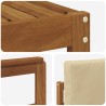 Ensemble de canapés d'extérieur 4 pcs Naturel et Beige 527327527327