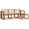 Ensemble de canapés d'extérieur 4 pcs Naturel 527329527329