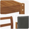Ensemble de canapés d'extérieur 6 pcs Naturel et Anthracite 527338527338