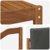 Ensemble de canapés d'extérieur 6 pcs Naturel et Anthracite 527339527339