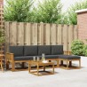 Ensemble de canapés d'extérieur 6 pcs Naturel et Anthracite 527346527346