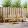 Ensemble de canapés d'extérieur 6 pcs Naturel et Beige 527349527349