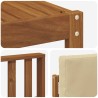 Ensemble de canapés d'extérieur 6 pcs Naturel et Beige 527349527349