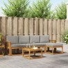 Ensemble de canapés d'extérieur 6 pcs Gris Naturel et Clair 527356527356