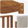 Ensemble de canapés d'extérieur 6 pcs Gris Naturel et Clair 527356527356