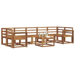 Ensemble de canapés d'extérieur 8 pcs Naturel 527362527362