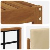 Ensemble de canapés d'extérieur 4 pcs Naturel et Beige 527363527363