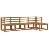 Ensemble de canapés d'extérieur 5 pcs Naturel 527368527368