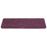 Tapis d'escalier 30 pièces 65 x 21 x 4 cm Violet foncé Bord rectangulaire 527379527379