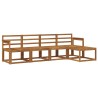 Ensemble de canapés d'extérieur 5 pcs Naturel 527405527405