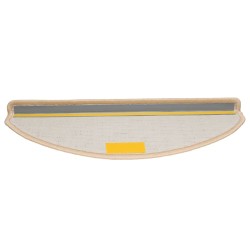 Tapis d'escalier 20 pièces 65 x 21 x 4 cm Crème Demi-rond Grand 527410527410