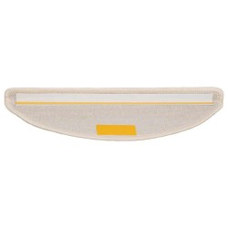 Tapis d'escalier 20 pièces 56 x 17 x 3 cm Blanc Demi-rond 527415527415