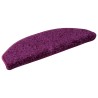 Tapis d'escalier 20 pièces 65 x 21 x 4 cm Violet Demi-rond Grand 527418527418