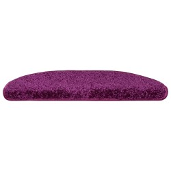 Tapis d'escalier 20 pièces 65 x 21 x 4 cm Violet Demi-rond Grand 527418527418