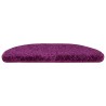Tapis d'escalier 20 pièces 65 x 21 x 4 cm Violet Demi-rond Grand 527418527418