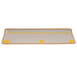 Tapis d'escalier 20 pièces 65 x 21 x 4 cm Beige Bord rectangulaire 527427527427