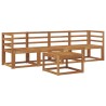 Ensemble de canapés d'extérieur 5 pcs Naturel 527429527429