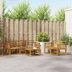 Ensemble de canapés d'extérieur Naturel Bois d'Acacia Massif 527435527435