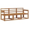 Ensemble de canapés d'extérieur 3 pcs Naturel 527442527442