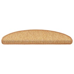 Tapis d'escalier autocollants 30 pcs 65x21x4 cm sisal 527445527445