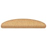 Tapis d'escalier autocollants 30 pcs 65x21x4 cm sisal 527445527445