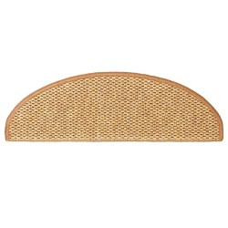 Tapis d'escalier autocollants 30 pcs 65x21x4 cm sisal 527445527445