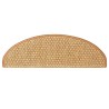 Tapis d'escalier autocollants 30 pcs 65x21x4 cm sisal 527445527445