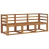 Ensemble de canapés d'extérieur 3 pcs Naturel 527447527447